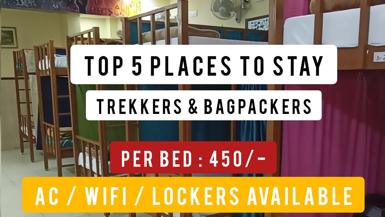 Top 5 places to stay in Dehradun | Trekkers & bagpackers hostel | Budget stays in Dehradun