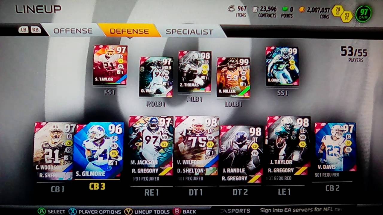 AMAZING PULL AND NEW NFL MOVERS! Mut 16 Lineup Update| Madden 16 Ultimate Team