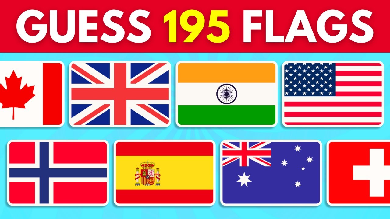 🚩 Guess ALL The 195 Flags Of The World | Ultimate Flag Quiz