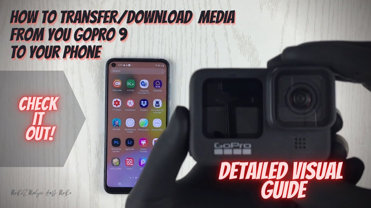 How to transfer/download media files from your GoPro 9 to your phone (Beginner's Guide)