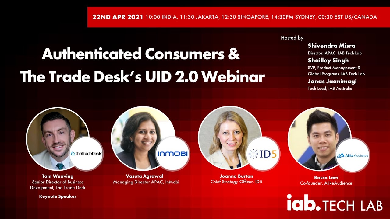 Authenticated Consumers & The Trade Desk’s UID 2.0 Webinar