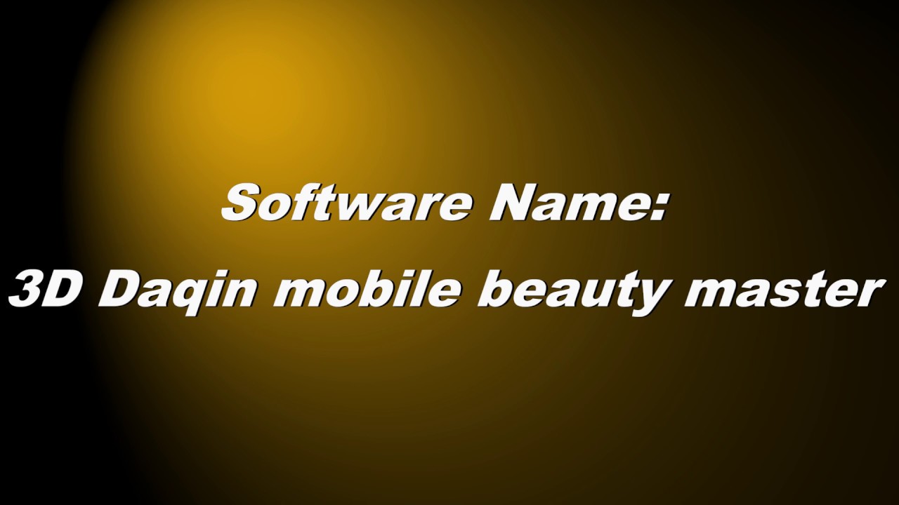 Mobile skin design software