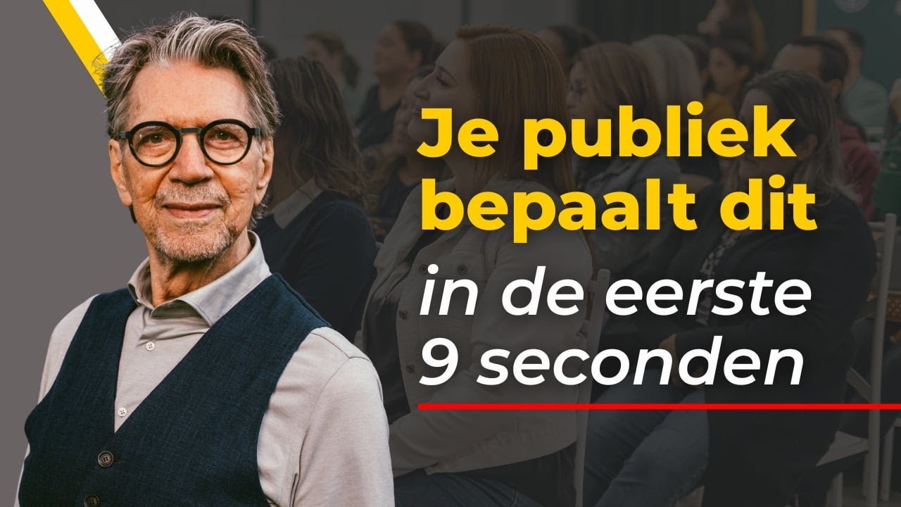 Waarom je presentatie in de eerste 9 seconden wordt beslist | Spreek.nl