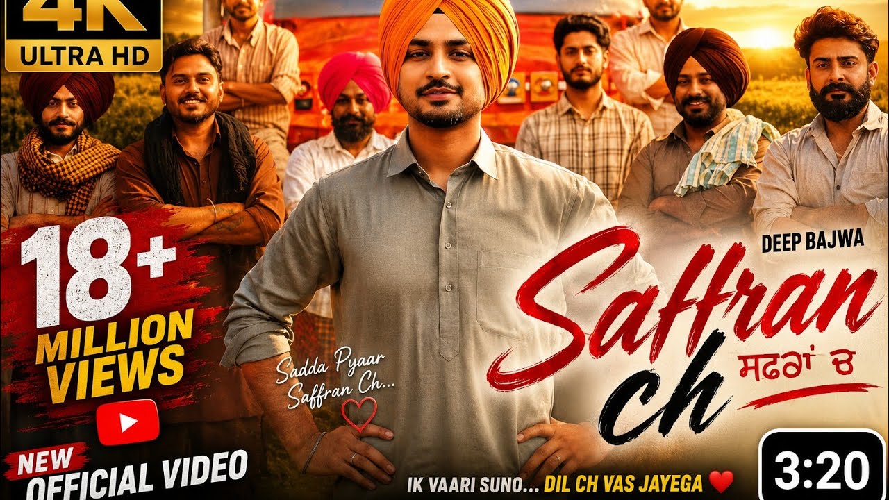 Saffran Ch | Deep Bajwa | New Punjabi Song 2026 | Latest Punjabi Songs | Punjabi Music | Official 
