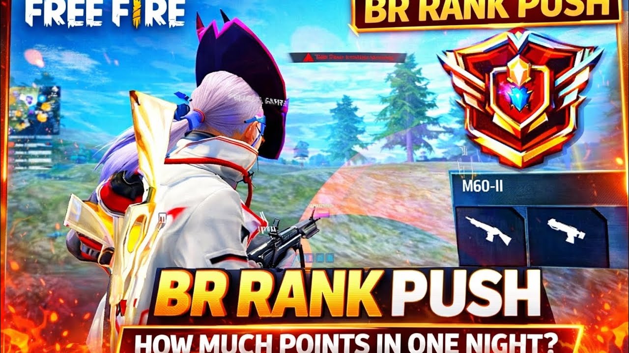 1️⃣ One Night BR Rank Push 🔥 | How Much Points Can I Gain? 😱