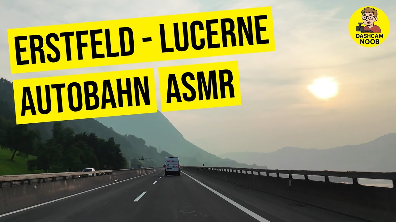 Erstfeld - Lucerne 🇨🇭 | Driving in Switzerland | ASMR | 4K | #139