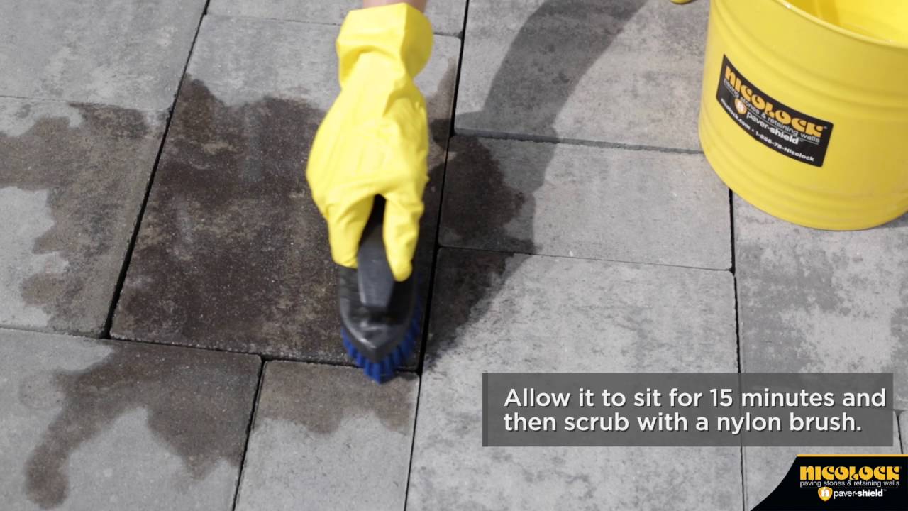 How To Remove Oil Stains From Pavers | Nicolock Paving Stones