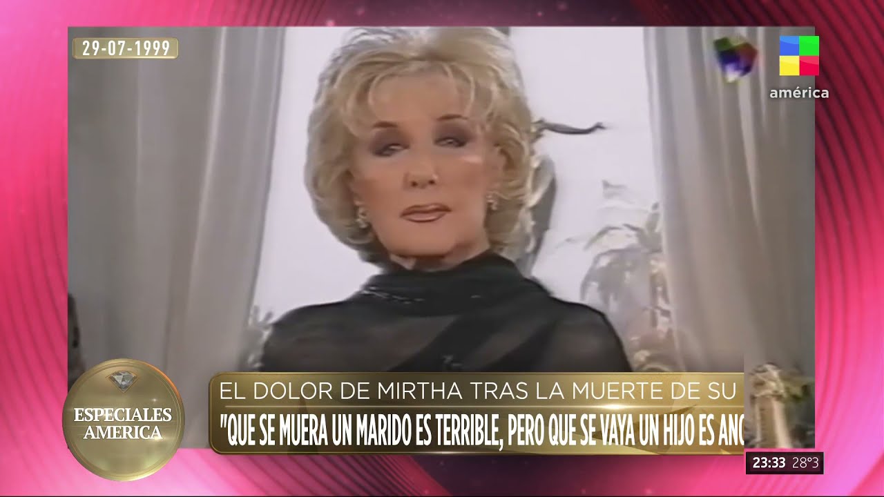 El dolor de Mirtha Legrand tras la muerte de su hijo