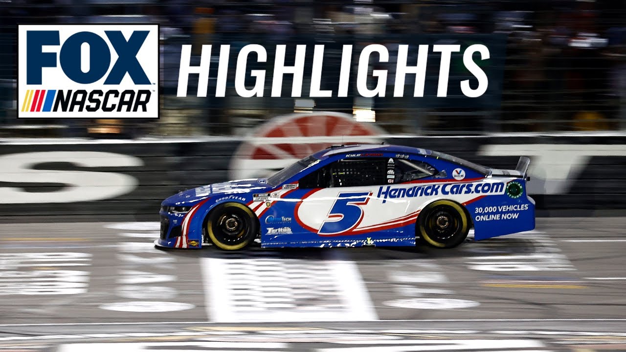 FINAL LAPS: Kyle Larson holds off Brad Keselowski to win at Texas | NASCAR ON FOX HIGHLIGHTS
