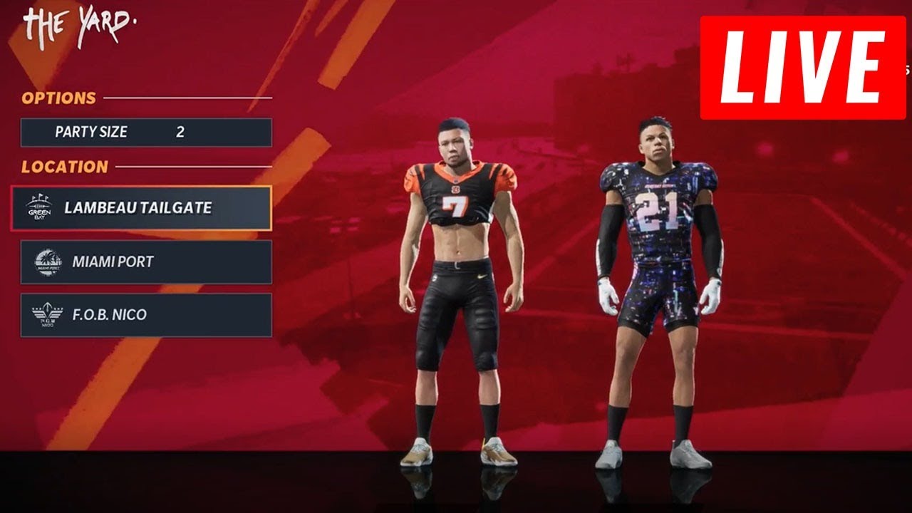 Madden 21 The Yard Playing Online!