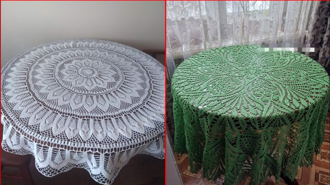 120 Round Crochet Fillet Table Runner Pattern Ideas #crochet #diy #decoration 