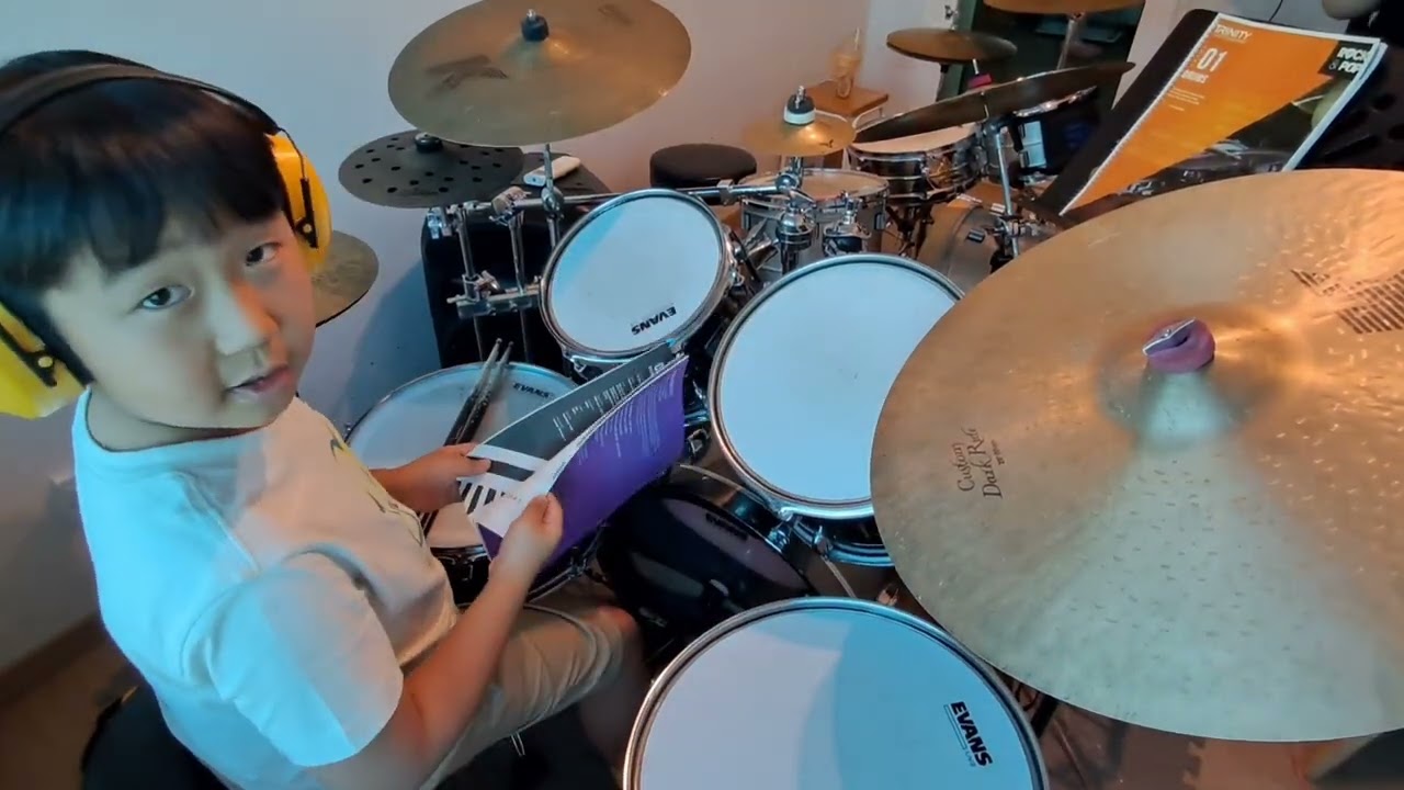 Trinity Pop&Rock Grade 3 by JJ on drums 