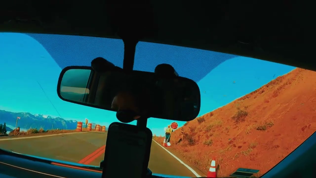 Travel, Driving above the clouds. Hurricane Ridge Olympic National Park, Washington State USA