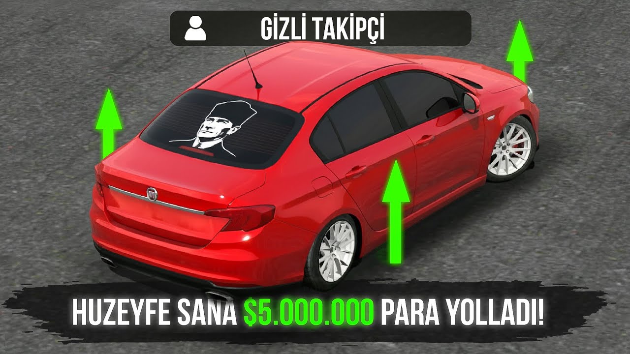 GİZLİ TAKİPÇİMİN HESABINI ZENGİN ETTİM !! Car Parking Multiplayer