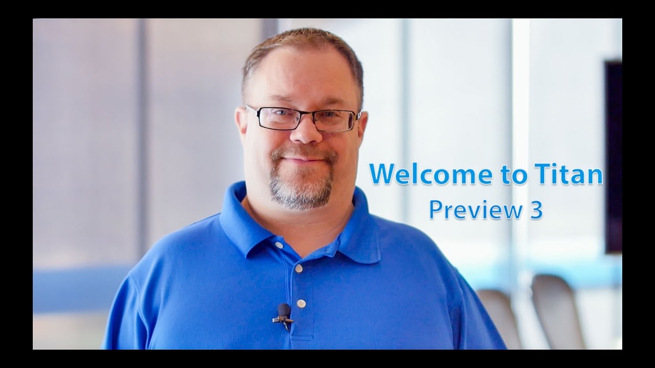 Welcome to Titan Preview 3:  Create, edit, and delete a report