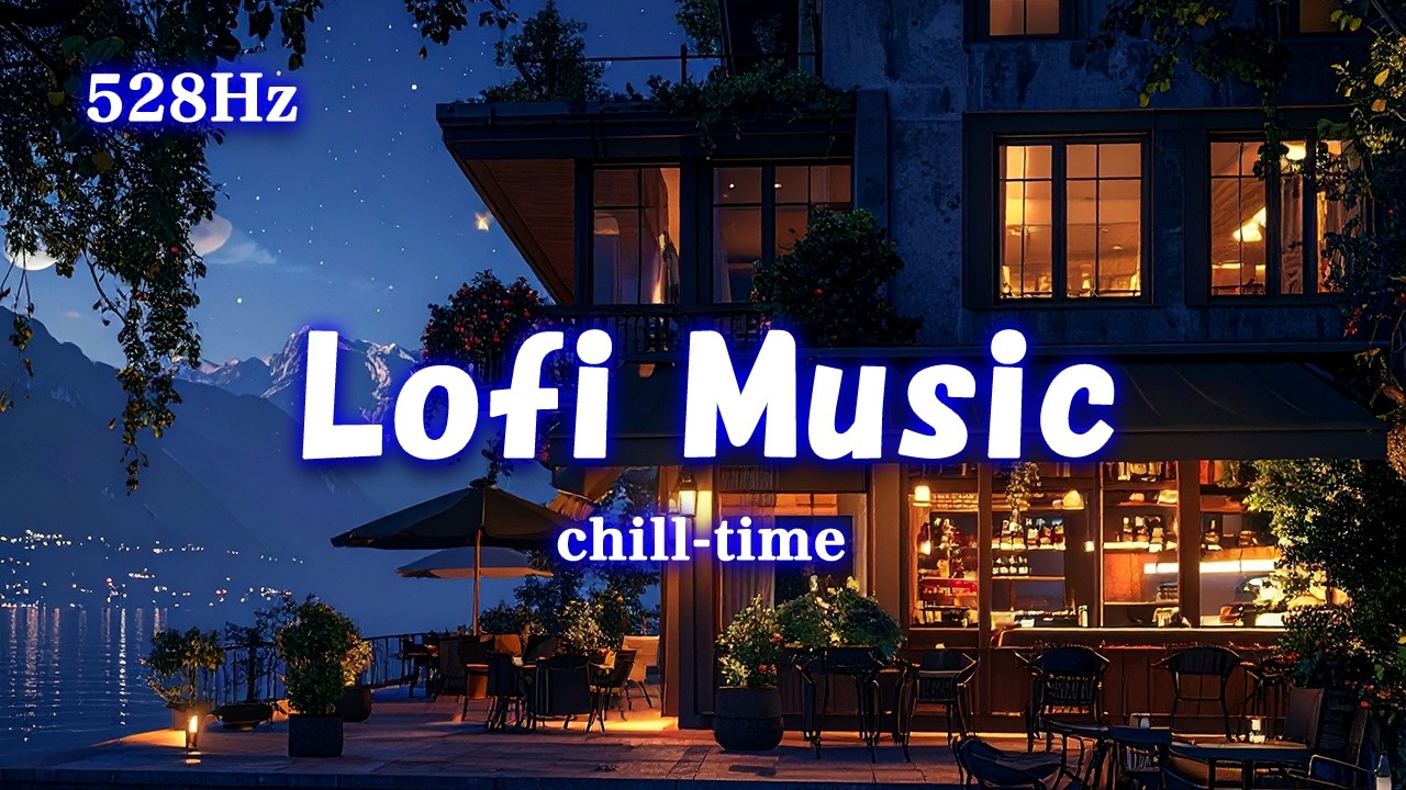 Rain Falling Night lo-fi chill & relax music／癒し／心地よい／ストレス解消／リラックス／勉強／集中／睡眠／カフェBGM／作業用BGM／528Hz