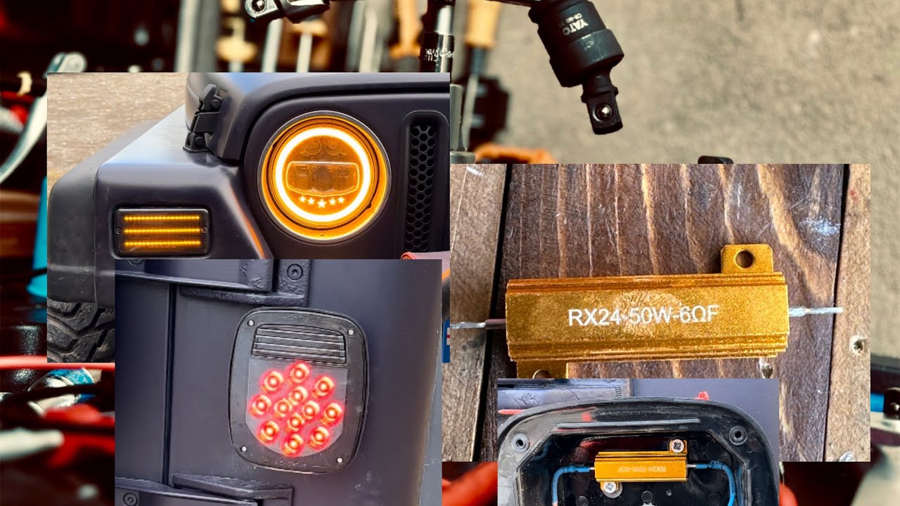how to install led led light load resistor. როგორ დავაყენოთ ლედ ნათურაზე წინაღობა ( მათყუარა).