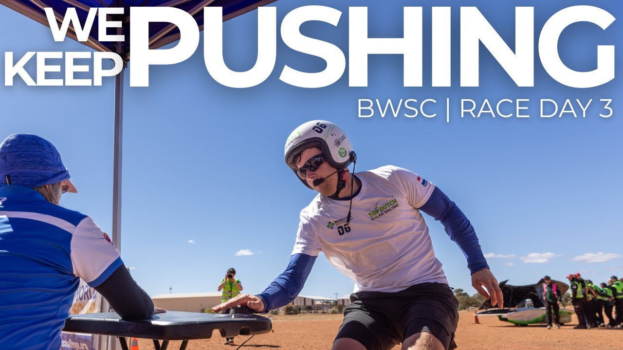 We Keep Pushing | Day 3 Bridgestone World Solar Challenge