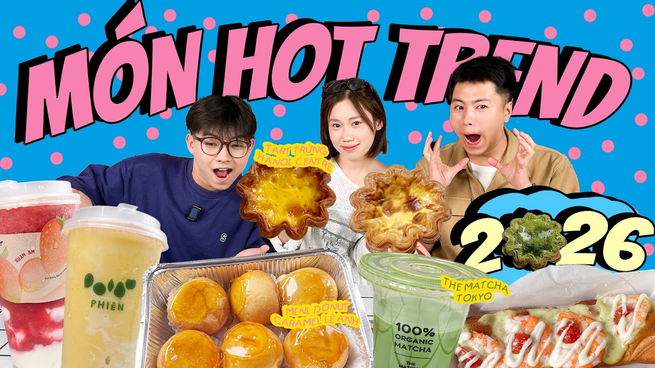 M&oacute;n hot đầu 2026: Thất vọng với Phi&ecirc;n, Cr&egrave;me Br&ucirc;l&eacute;e donut cực ngọt m&agrave; cực kh&oacute; mua, Matcha Tokyo đắt