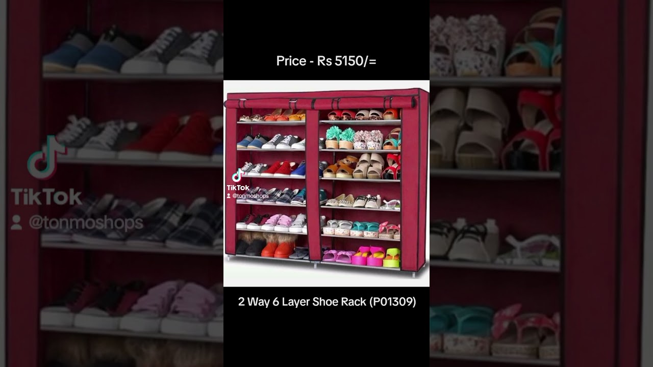 2 Way 6 Layer Shoe Rack (P01309) #2Way6LayerShoeRack #tonmoshops #cashondelivery