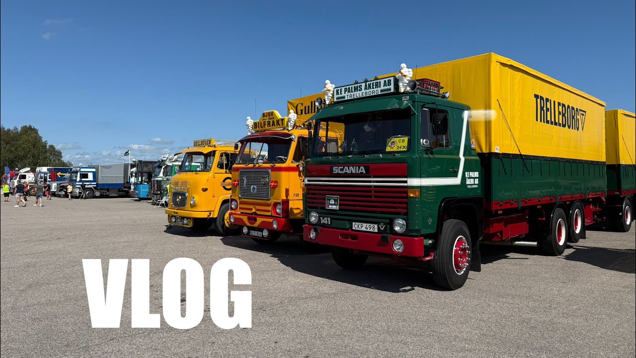 VLOG - My trip to the truck show Tunga Sydost 2025