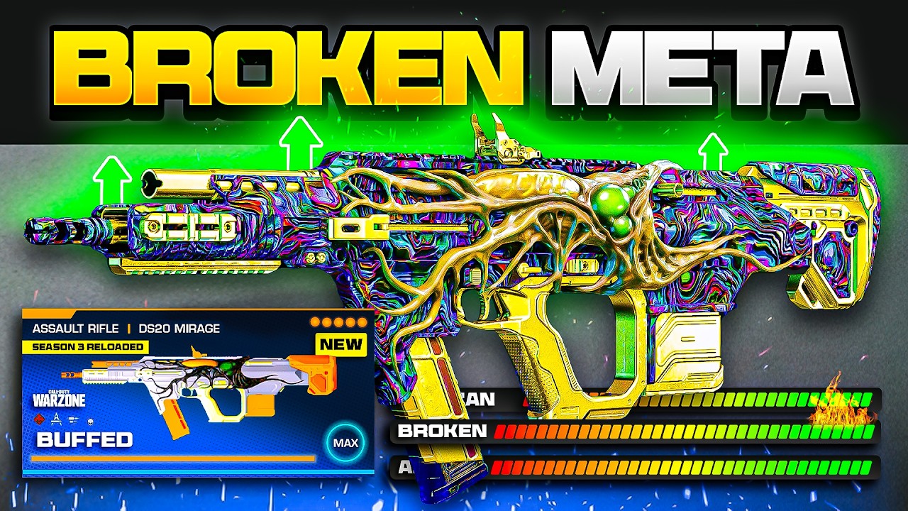 the BEST *BROKEN* META LOADOUT in Warzone after the NEW UPDATE! (BUFFED DS20 Setup)