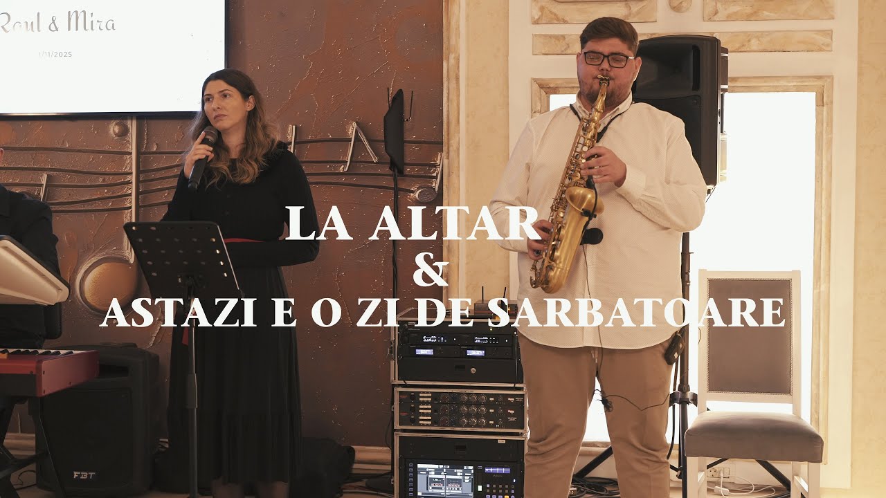 La altar & Astazi e o zi de sarbatoare - Magda Maris & band | Colaj cantari live la nunta - 2026