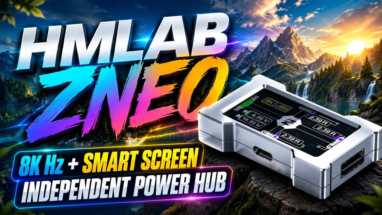 HMLAB ZNEO : The Ultimate 8K Hz Gaming USB Hub & Smart Screen Technical New Review