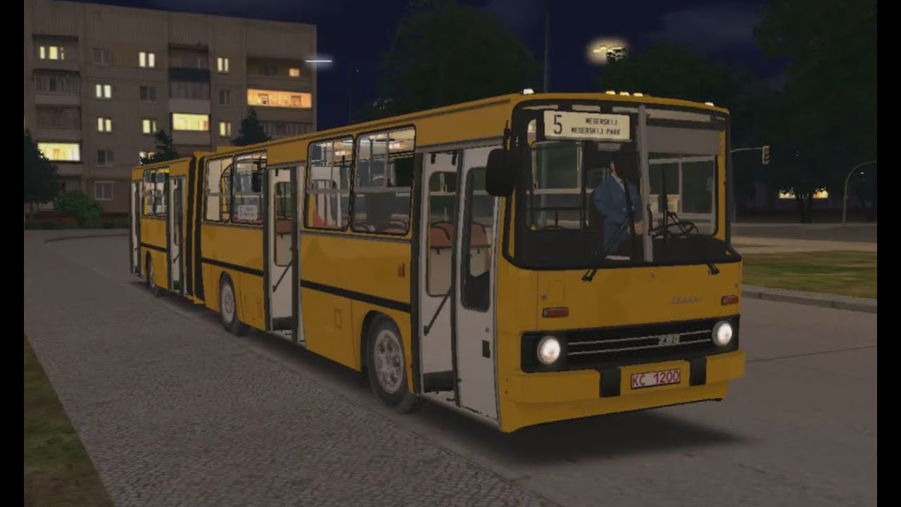 OMSI 2. Map Omninsk, Route 5, IKARUS 280.64