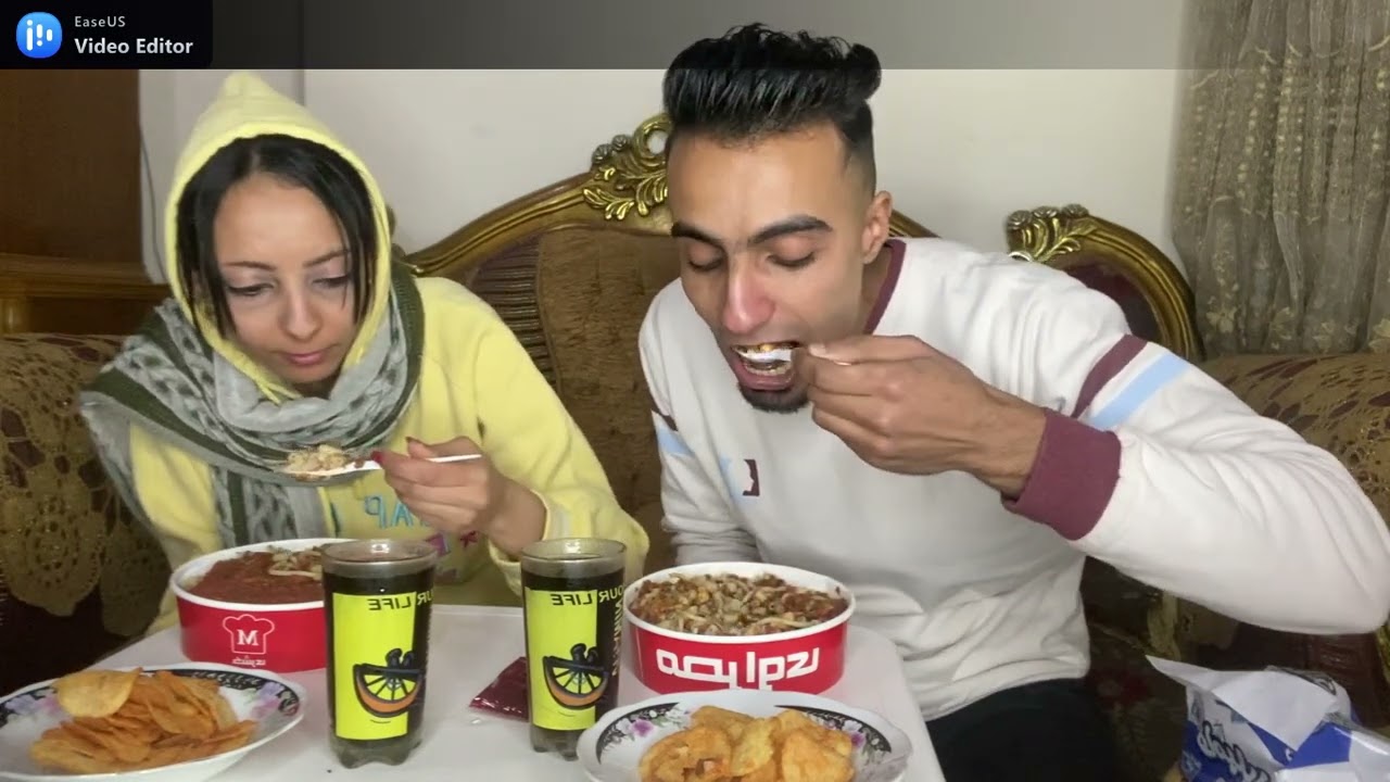 تحدى  أكل أكبر طبق كشرى فى العالم مع إسلام سمسم و أميرة والكسبان توقعو ايه اللى هيحصله ؟!