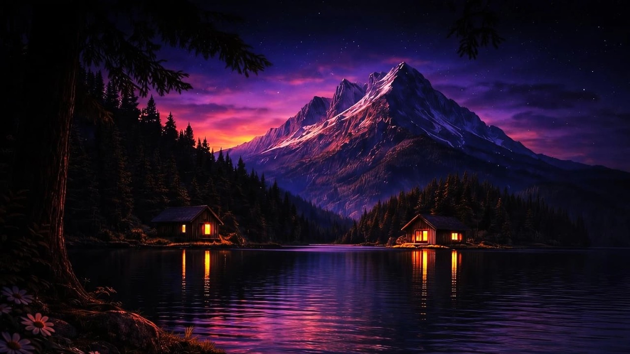 Stillwater Midnight | 6 Hours Calm Ambient Piano Music for Relaxing, Studying & Peaceful Evenings