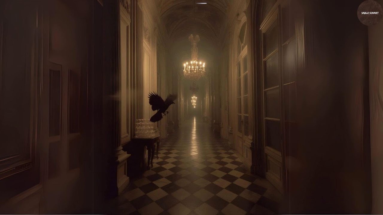Dark Classical Academia - You&rsquo;re studying in a large library at midnight 🕯️