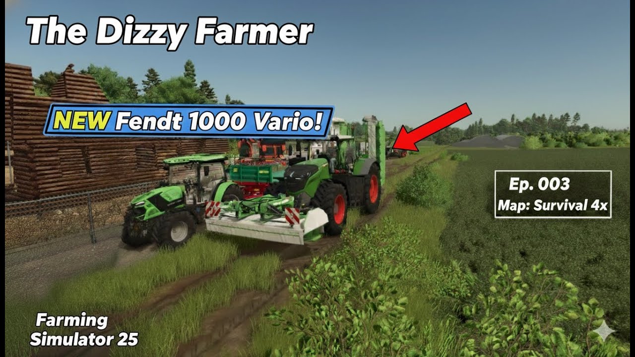 We Traded EVERYTHING for This Fendt 1000 Vario! (HUGE Risk, HUGE Reward) Survival 4x FS25 Ep  003