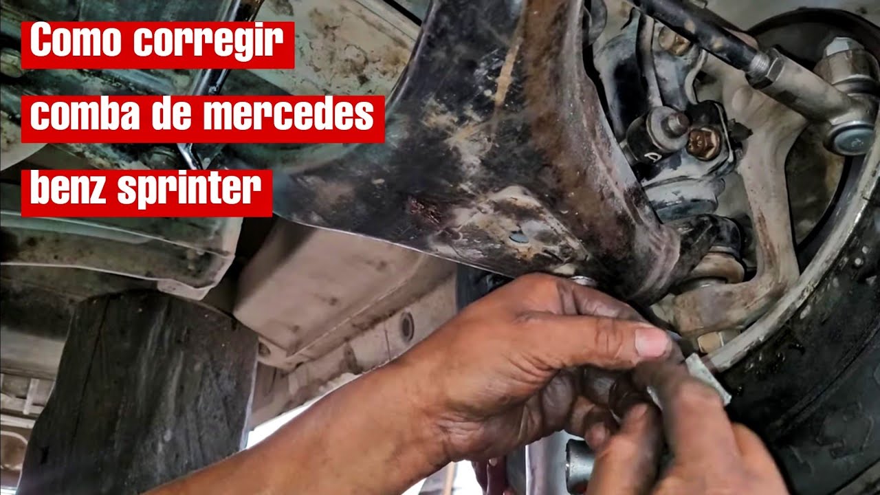 Correccion de comba (camber) de Mercedes benz sprinter o Renault trafic