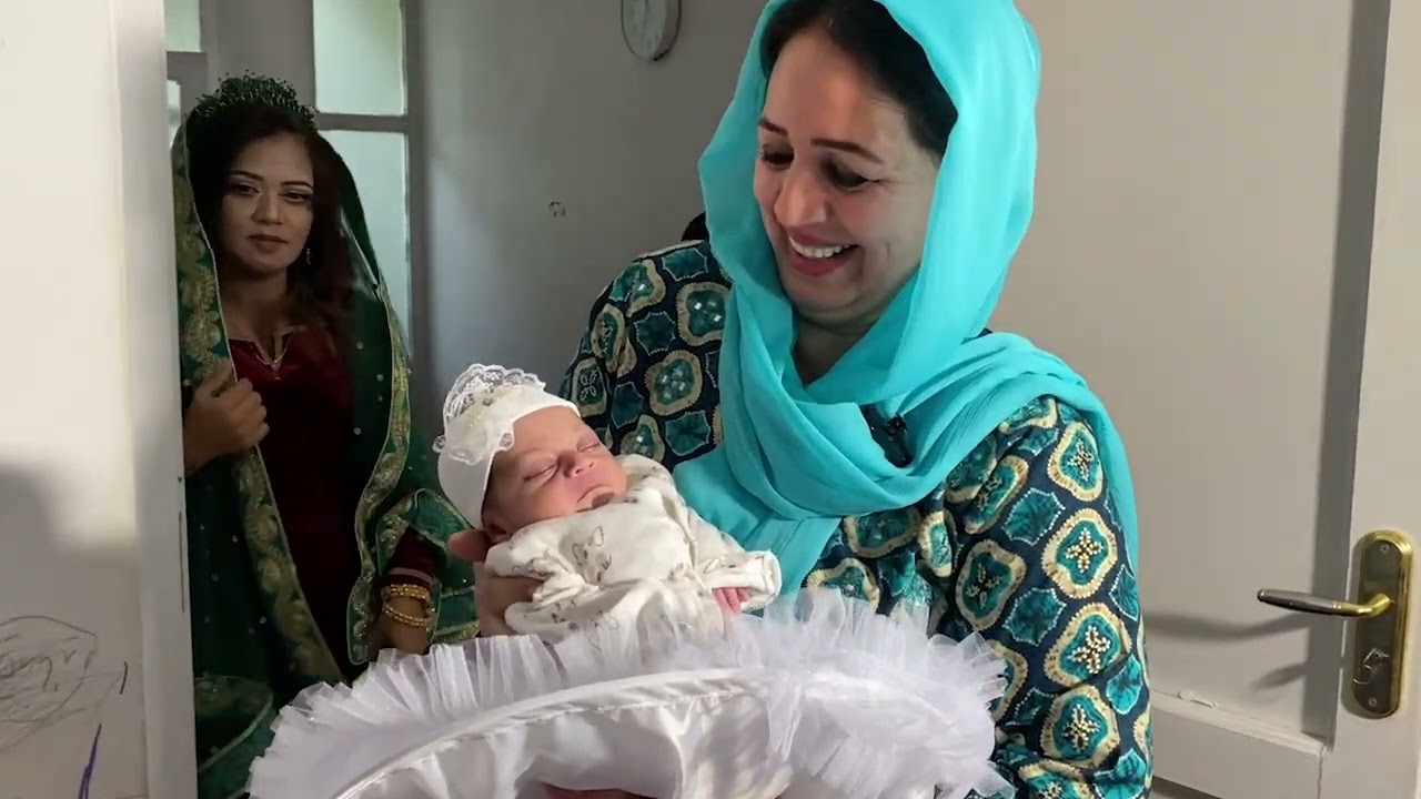 شب شش و رونمایی از دختر میلاد جان برادرزاده گلم