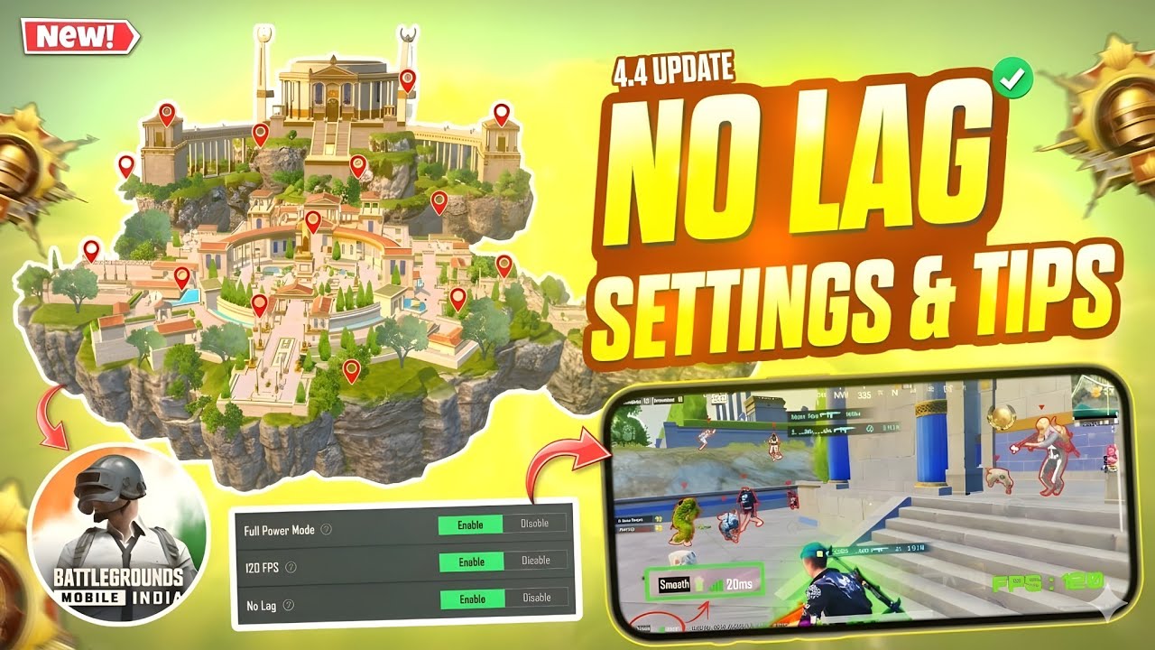 BGMI 4.4 Update Lag Fix 100% Guarantee💯 |Low End Device lag fix |BGMI Lag Fix Tips & Tricks #bgmi