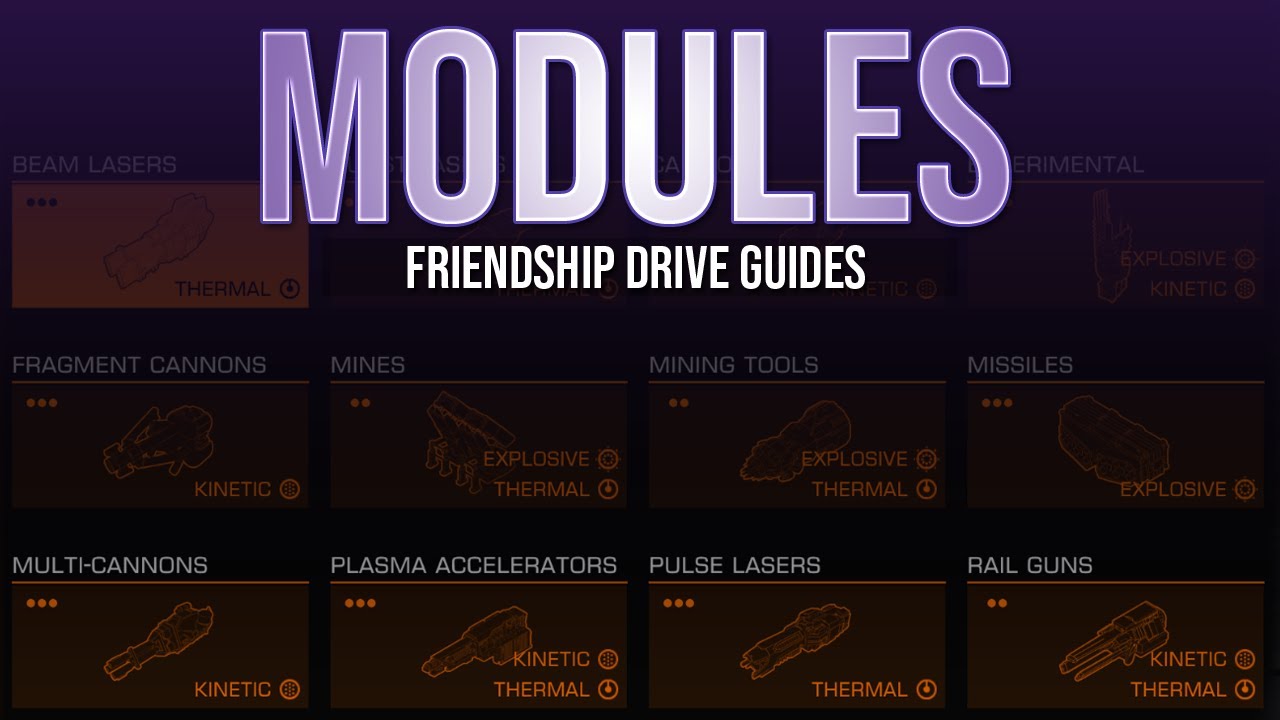 Руководство для начинающих Elite Dangerous &mdash; Модули и рейтинги | Руководства по Friendship Drive
