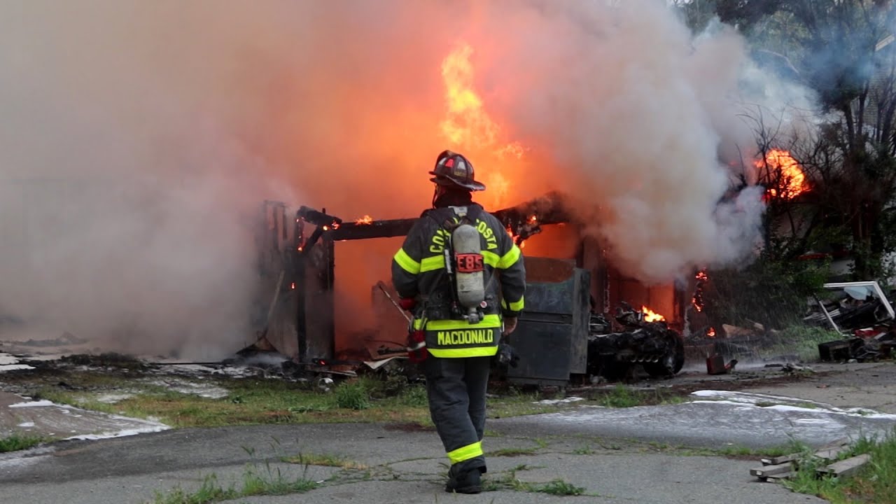 Firefighters Return to E 18th House Fire in Antioch for Second Time in a Year
