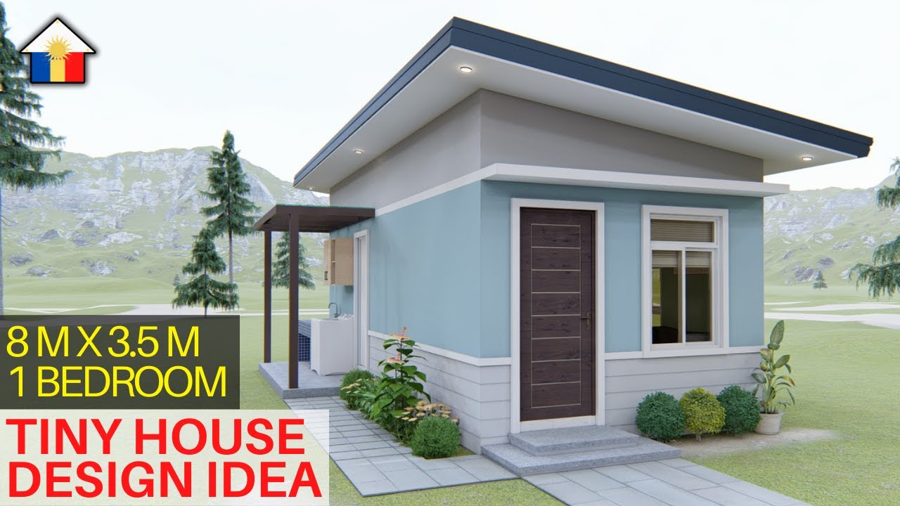 SMALL HOUSE WITH 1 BEDROOM DESIGN CONCEPT