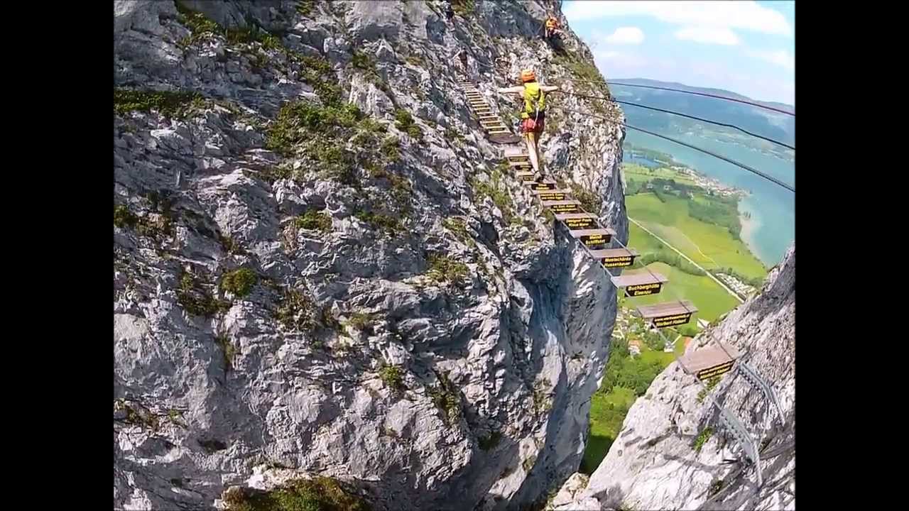 Klettersteig Drachenwand am Mondsee