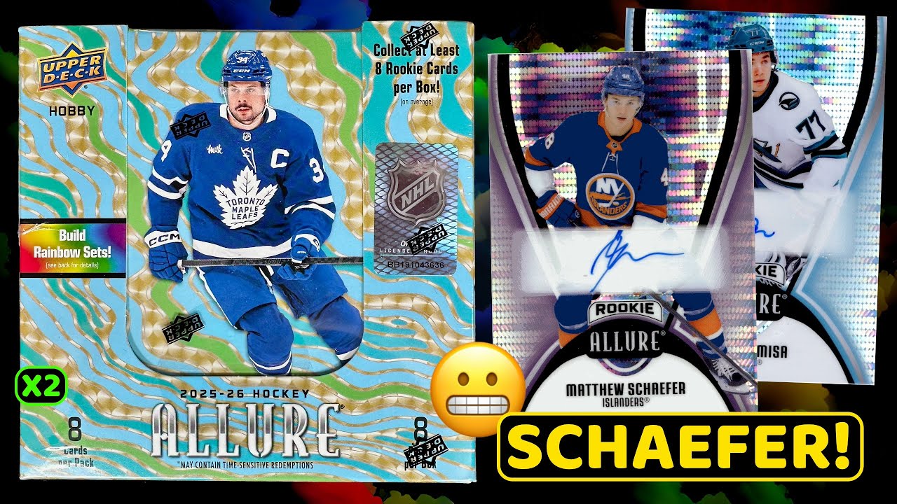 WAIT... THEY ARE ALL THE SAME?!? - Opening 2 Boxes of 2025-26 Upper Deck Allure Hockey Hobby