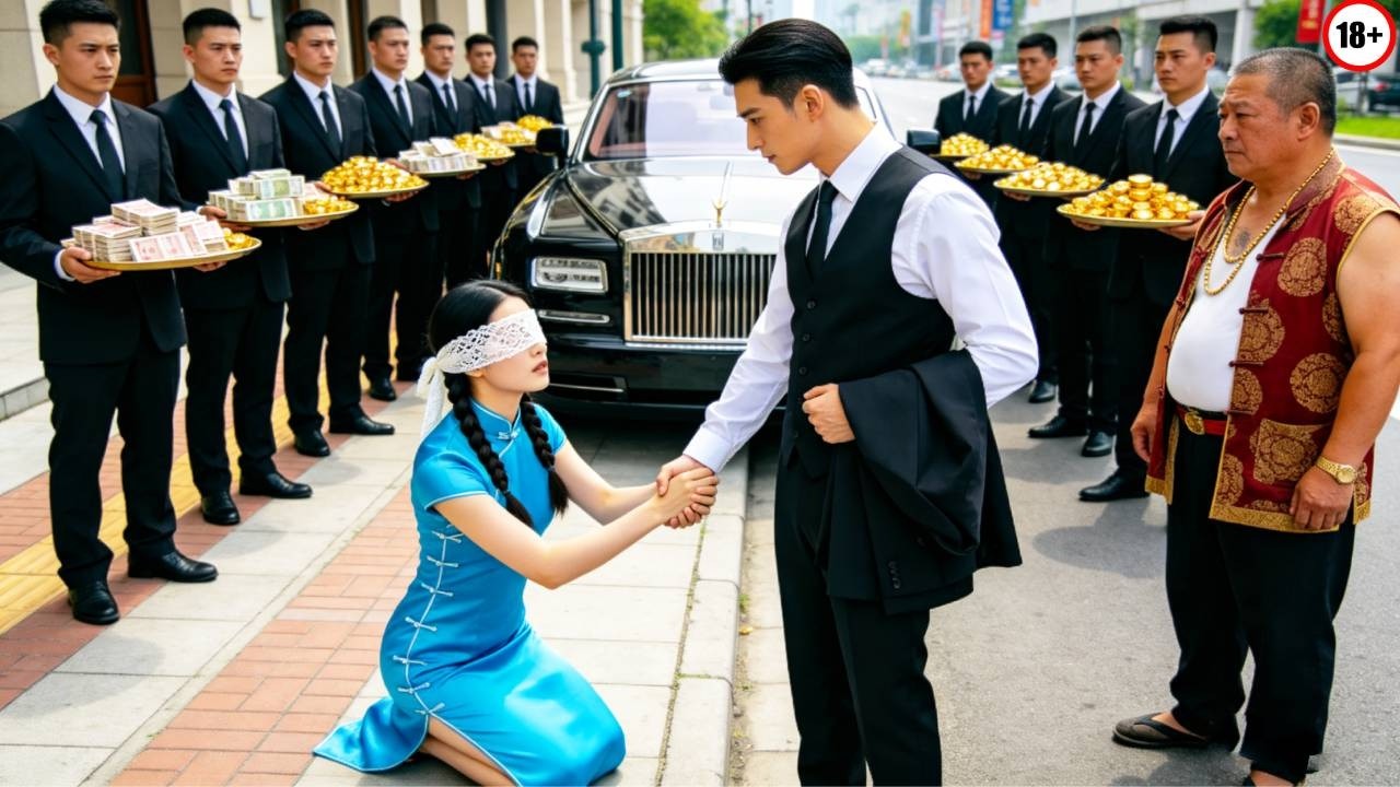 22歲盲女被家人10萬塊賣給殘障老頭，逃跑路上向40歲董事長求救，不料不近女色的董事長對她一見鍾情，把她夜夜放在掌心寵！