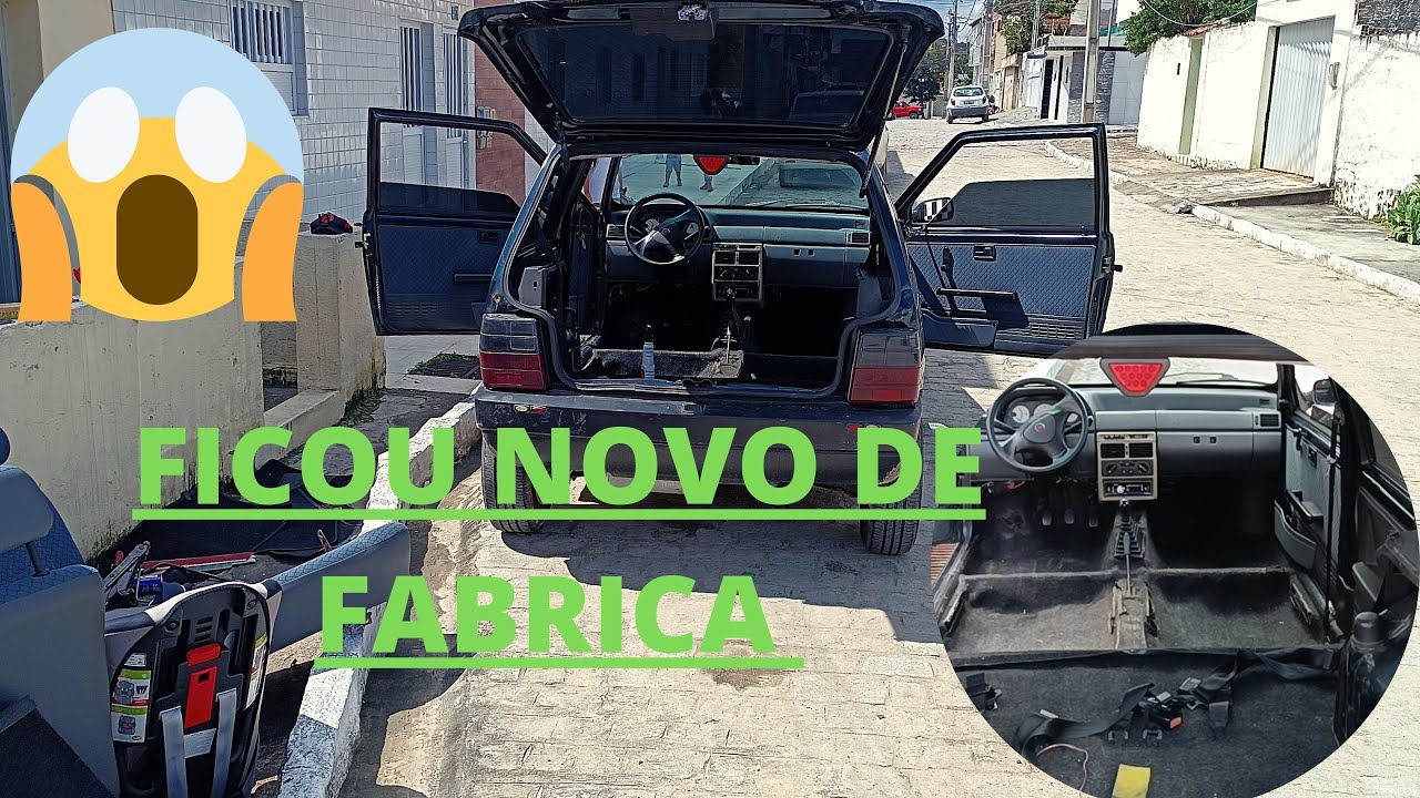 RETIREI OS BANCOS E FIZ UMA LIMPEZA PESADA NA INTERNA DO UNO😲