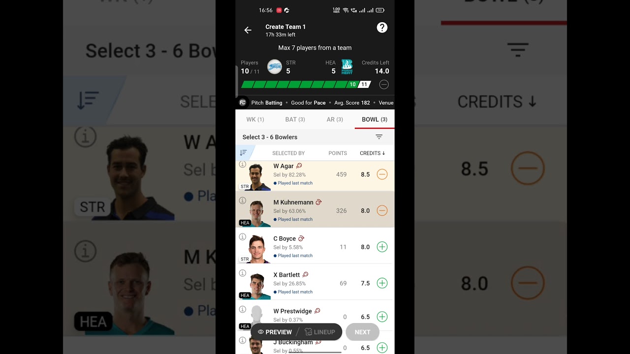 ADS vs BRH DREAM11 TEAM | STR vs HEA Dream11match prediction | STRvsHEA Dream11 40th T20 BBL 2022-23