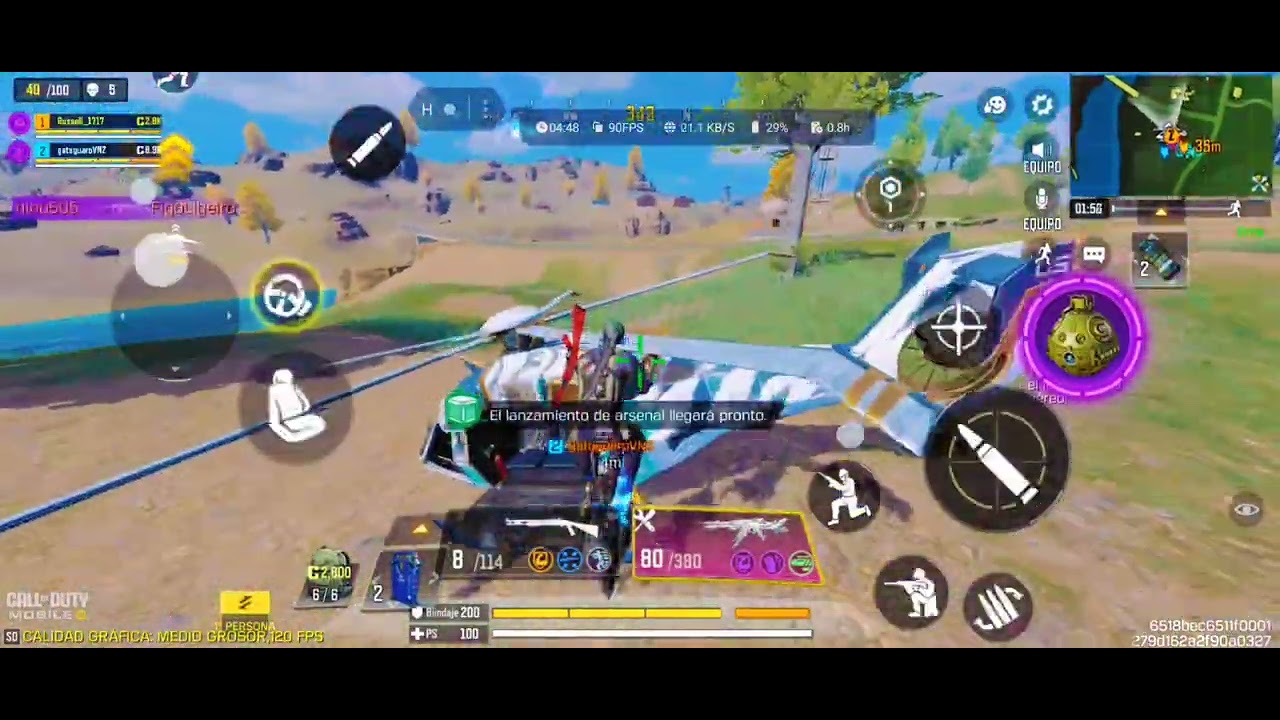 Ganando con gatoguaroVNZ Battle Royale COD MOBILE 2026. Like y suscríbete.