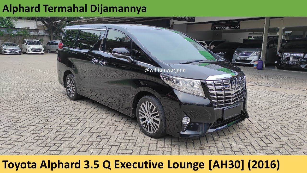 Toyota Alphard 3.5 Q Executive Lounge [AH30] (2016) review - Indonesia