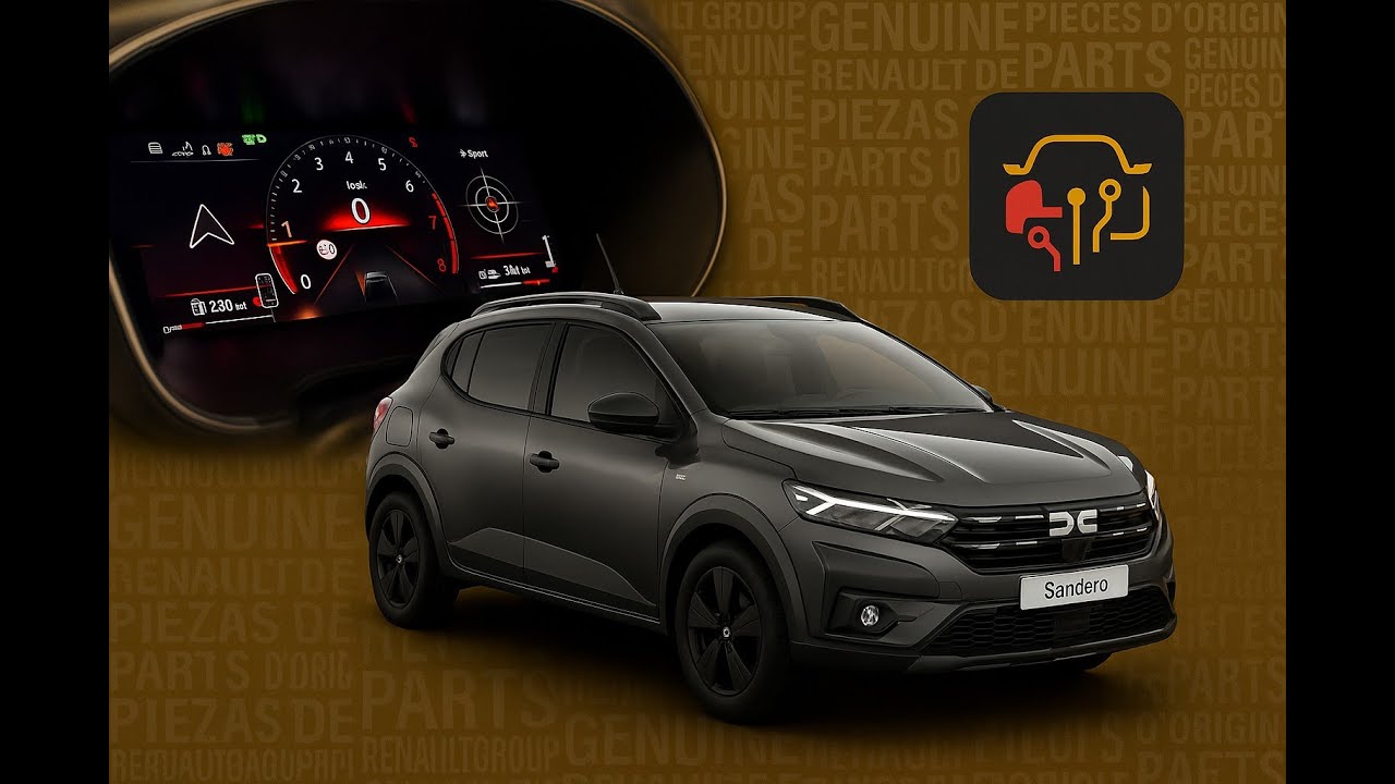 DACİA SANDERO STEPWAY HAYALET EKRAN ( 10 inç Hayalet Gösterge ) #Daciacluster