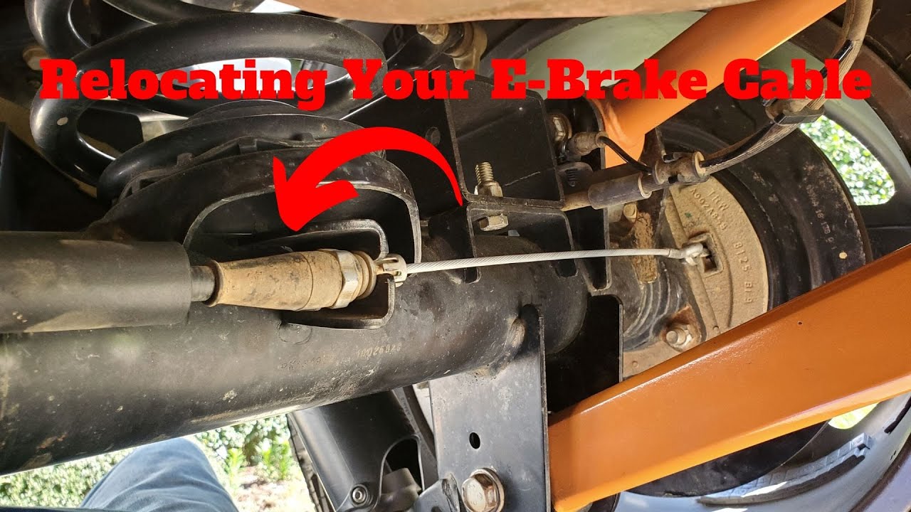 How To Relocate Your E-Brake/Parking Brake Cable