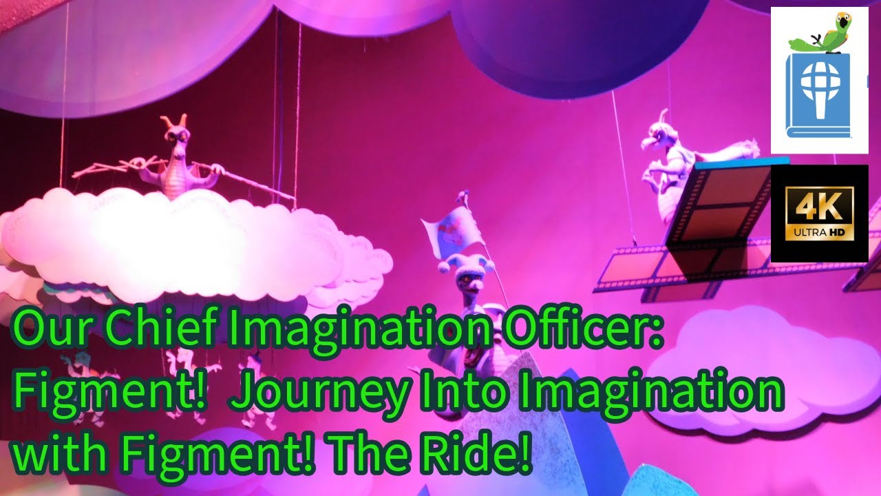 Journey Into Imagination with Figment!  On Ride POV