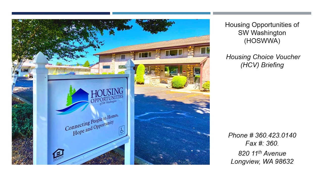 HOSWWA Housing Choice Voucher Briefing